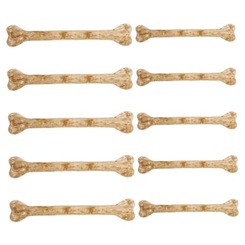 GOOHOCHY 10 Stück Teiliges Künstliche Knochen DIY Dekoration für Halloween Realistische und Vielseitige Kunststoffknochen mit Löchern für Bastelprojekte Requisiten für Partys und Kreative von GOOHOCHY