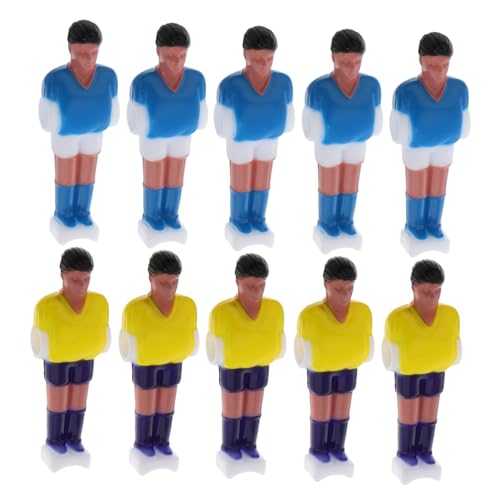 GOOHOCHY 10pcs Mini Table Football Figuren Foosball Table Player Dolls Tischfußballzubehör Kit Ersatz Foosball Männer Set Foosball Athleten Puppen C von GOOHOCHY