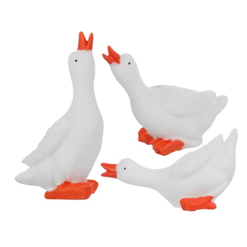 GOOHOCHY 12 Stück Weiße Gans Ornamente Tierminiaturen Zum Basteln Kleine Gänsefigur Dekorationen GOOHOCHY 12 Stück Weiße Gans Ornamente Tierminiaturen Zum Basteln Kleine Gänsefigur Dekorationen von GOOHOCHY