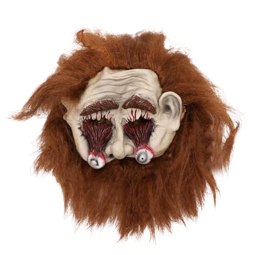 GOOHOCHY 1Stk Augapfel Geistermaske Kostüme für Erwachsene Ball Karneval Maske Maskerade-Maske Halloween-Abdeckmaske dekorative Halloween-Maske Emulsion schmücken Gesichtsmaske von GOOHOCHY