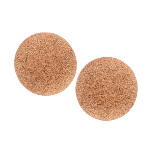 GOOHOCHY 2 Stück Robuste Holz Fußballbälle für Tischkicker Mini Foosball Game Zubehör Einfach zu Ersetzen Langlebig Geeignet für Heim Büro und Freizeiteinrichtungen von GOOHOCHY