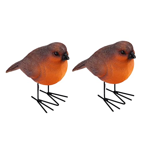 GOOHOCHY 2 Stück Teiliges Resin Robin Figur Lebensnahe Vogel Dekoration für Innenräume Detailreiche Harz Tierfigur für Garten und Zuhause für Vogelliebhaber Zufällige Farbe Zufällige Farbe GOOHOCHY 2 Stück Teiliges Resin Robin Figur Lebensnahe Vogel Dekoration für Innenräume Detailreiche Harz Tierfigur für Garten und Zuhause für Vogelliebhaber Zufällige Farbe Zufällige Farbe von GOOHOCHY