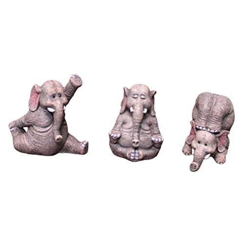 GOOHOCHY 3 Stück Elefanten-skulptur Gewichtete Kuscheltiere Zwerge Statue Plüschtiere Giraffe Heimischer Elefant Cartoon-Elefanten- Entzückendes Elefantendekor Harz GOOHOCHY 3 Stück Elefanten-skulptur Gewichtete Kuscheltiere Zwerge Statue Plüschtiere Giraffe Heimischer Elefant Cartoon-Elefanten- Entzückendes Elefantendekor Harz von GOOHOCHY