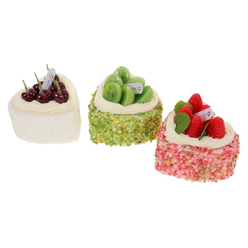 GOOHOCHY 3 Stück Herzförmiges Kunstkuchenmodell Realistisches Fake Dessert für Fotografie Partybedarf und Küchen Dekoration Künstliche Torte für Kreative Displays GOOHOCHY 3 Stück Herzförmiges Kunstkuchenmodell Realistisches Fake Dessert für Fotografie Partybedarf und Küchen Dekoration Künstliche Torte für Kreative Displays von GOOHOCHY