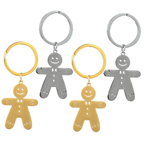 GOOHOCHY 4 Stück Lebkuchenmann Schlüsselanhänger Lebkuchenmann Figur Teller Guiro Feiertagsschnalle Mattes Katzenpuzzle Futterboxen Weihnachts Schlüsselanhänger Bh Pad Bh Für GOOHOCHY 4 Stück Lebkuchenmann Schlüsselanhänger Lebkuchenmann Figur Teller Guiro Feiertagsschnalle Mattes Katzenpuzzle Futterboxen Weihnachts Schlüsselanhänger Bh Pad Bh Für von GOOHOCHY