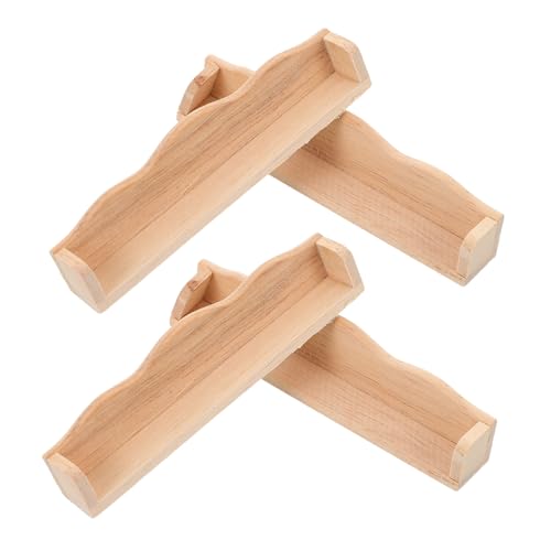 GOOHOCHY 4 Stück Miniatur Puppenhaus Bücherregal aus Holz Robuste Hängende Wandregale Realistische Miniaturmöbel für Kinderzimmer und Puppenhaus GOOHOCHY 4 Stück Miniatur Puppenhaus Bücherregal aus Holz Robuste Hängende Wandregale Realistische Miniaturmöbel für Kinderzimmer und Puppenhaus von GOOHOCHY