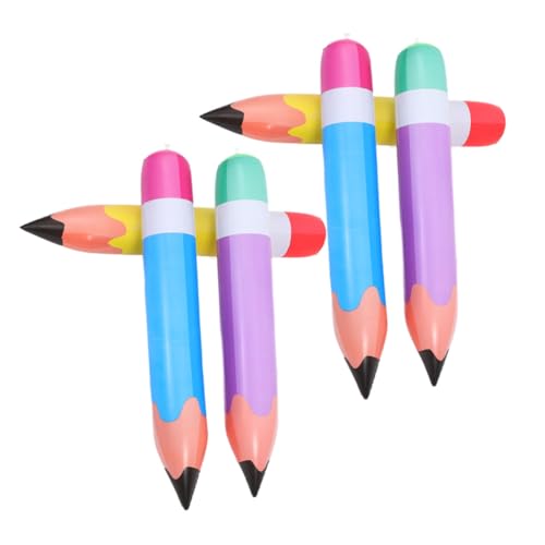 GOOHOCHY 6 Stück Aufblasbare Riesen Bleistift Ballons Bunte PVC Schulanfang Deko Leichte und Tragbare Partydeko für Klassenzimmer Geburtstage Abschlussfeiern Einfach zu Lagern und GOOHOCHY 6 Stück Aufblasbare Riesen Bleistift Ballons Bunte PVC Schulanfang Deko Leichte und Tragbare Partydeko für Klassenzimmer Geburtstage Abschlussfeiern Einfach zu Lagern und von GOOHOCHY