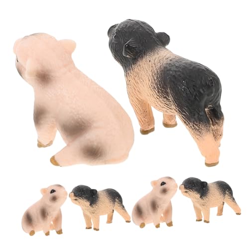 GOOHOCHY 6 Stück Miniatur Schwein Skulpturen für Farm Tiere Dekoration für Märchengärten und Torten Kognitive Lernspielzeuge GOOHOCHY 6 Stück Miniatur Schwein Skulpturen für Farm Tiere Dekoration für Märchengärten und Torten Kognitive Lernspielzeuge von GOOHOCHY