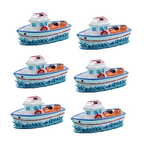 GOOHOCHY 6 Stück Miniaturschiffe aus Resin Mediterrane Boote für Aquarien und Mikrolandschaften Zufällige Farbauswahl Dekorative Boot Modelle für Garten und Terrarium Zufällige Farbe GOOHOCHY 6 Stück Miniaturschiffe aus Resin Mediterrane Boote für Aquarien und Mikrolandschaften Zufällige Farbauswahl Dekorative Boot Modelle für Garten und Terrarium Zufällige Farbe von GOOHOCHY