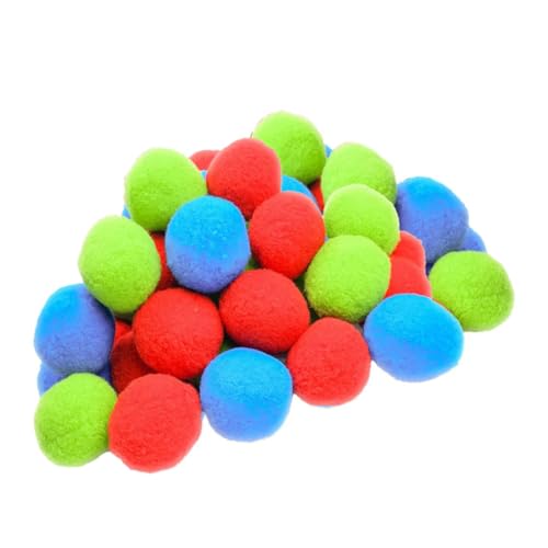 GOOHOCHY 60 Stück Teiliges Wiederverwendbarer Wasserballons Bunte Outdoor Spielbälle für Pool Garten und Strand Strapazierfähig Selbstregenerierend für Sommerliche Wasserspiele und Partys von GOOHOCHY