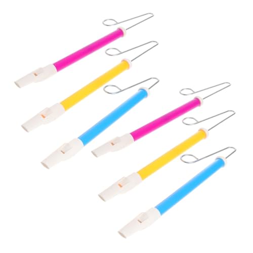GOOHOCHY 6Stücke Teiliges Slide Whistle für Handheld Pfeifenspielzeug mit Push Pull Mechanismus für Musiklernen für Kleinkinder von GOOHOCHY