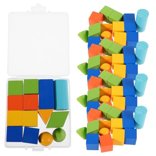 GOOHOCHY 70 Stück Teiliges Montessori mit Formen Pädagogisches Lernspielzeug für Grundschüler Fördert Räumliches Kreatives Bauen und Kognitive Entwicklung im Unterricht GOOHOCHY 70 Stück Teiliges Montessori mit Formen Pädagogisches Lernspielzeug für Grundschüler Fördert Räumliches Kreatives Bauen und Kognitive Entwicklung im Unterricht von GOOHOCHY