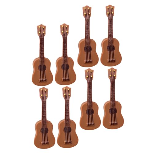 GOOHOCHY 8 Stück Miniatur Gitarrenmodell Teiliges aus Resin für Puppenhaus Dekoration Realistische Mini Instrumente für Sammler und DIY Projekte Langlebig und Vielseitig Einsetzbar GOOHOCHY 8 Stück Miniatur Gitarrenmodell Teiliges aus Resin für Puppenhaus Dekoration Realistische Mini Instrumente für Sammler und DIY Projekte Langlebig und Vielseitig Einsetzbar von GOOHOCHY