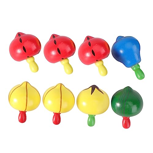 GOOHOCHY 8 Stück Teiliges Holzspielzeug für Bunte Fruchtkreisel Hand Augen Koordination Zufällige Farben Sicheres und Langlebiges Design für Kreatives GOOHOCHY 8 Stück Teiliges Holzspielzeug für Bunte Fruchtkreisel Hand Augen Koordination Zufällige Farben Sicheres und Langlebiges Design für Kreatives von GOOHOCHY
