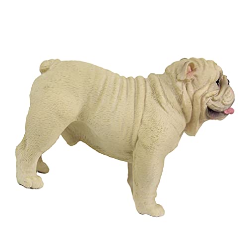 GOOHOCHY Dekorative Bulldoggen Figur Aus Stehende Hundestatue Im Cartoon Stil Realistisches Haustier Modell Für Wohn Und Gartendekoration Hundedekoration Für GOOHOCHY Dekorative Bulldoggen Figur Aus Stehende Hundestatue Im Cartoon Stil Realistisches Haustier Modell Für Wohn Und Gartendekoration Hundedekoration Für von GOOHOCHY