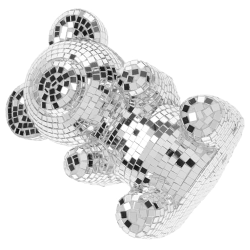 GOOHOCHY Disco Glasbär Reflektierende Bärenfigur Tischdekoration für Disco Partys für Hochzeiten Weihnachten Designs für Innenräume GOOHOCHY Disco Glasbär Reflektierende Bärenfigur Tischdekoration für Disco Partys für Hochzeiten Weihnachten Designs für Innenräume von GOOHOCHY