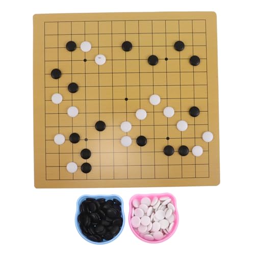 GOOHOCHY Go Spielset Cartoon Tischspiel mit Thema Tragbares Lernspiel für Anfänger mit Doppelseitigem und Schachbrett Fördert Strategisches und Kognitive Entwicklung GOOHOCHY Go Spielset Cartoon Tischspiel mit Thema Tragbares Lernspiel für Anfänger mit Doppelseitigem und Schachbrett Fördert Strategisches und Kognitive Entwicklung von GOOHOCHY