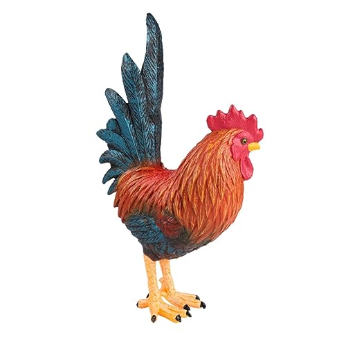 GOOHOCHY Garten Deko Hahn Statue Hochwertige Plastik Hähne Figurine Für Außenbereich Stehende Hahn Dekoration Für Garten Hof Und Heim Realistische Hühner Ornamente Für Kreative GOOHOCHY Garten Deko Hahn Statue Hochwertige Plastik Hähne Figurine Für Außenbereich Stehende Hahn Dekoration Für Garten Hof Und Heim Realistische Hühner Ornamente Für Kreative von GOOHOCHY