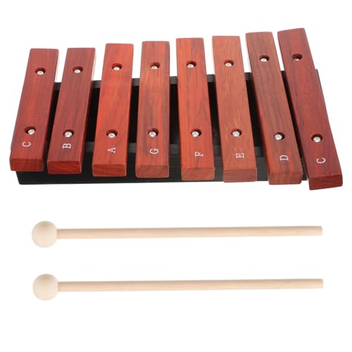 GOOHOCHY Holz Xylophon für Musikinstrument mit Schlägel für Anfänger und Kleinkinder Fördert Musikalität und Koordination aus Hochwertigem Holz Gefertigt für Kreatives von GOOHOCHY