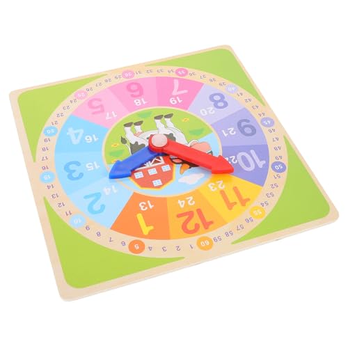 GOOHOCHY Holzuhr Lernspielzeug für Bunte Lehruhr mit Zahlen und Farberkennung Robustes Lernspielzeug Farbzuordnung Pädagogische Lernhilfe zur Frühkindlichen Entwicklung GOOHOCHY Holzuhr Lernspielzeug für Bunte Lehruhr mit Zahlen und Farberkennung Robustes Lernspielzeug Farbzuordnung Pädagogische Lernhilfe zur Frühkindlichen Entwicklung von GOOHOCHY