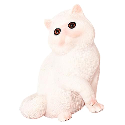 GOOHOCHY Fein Gearbeitete Katzenfigur Aus Kunststoff Realistische Katzenstatuen Für Die Inneneinrichtung Tiermodell Schreibtischdekoration Tierornamente Für Zuhause GOOHOCHY Fein Gearbeitete Katzenfigur Aus Kunststoff Realistische Katzenstatuen Für Die Inneneinrichtung Tiermodell Schreibtischdekoration Tierornamente Für Zuhause von GOOHOCHY