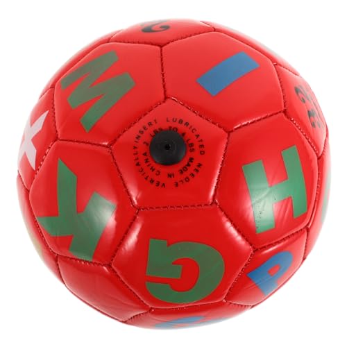 GOOHOCHY Kleinkinder Fußballspielzeug Aufblasbarer Softball mit Alphabet für Junge Mädchen Farbenfrohes Lernspielzeug für Drinnen und Draußen für Frühe Bildung und Entwicklung GOOHOCHY Kleinkinder Fußballspielzeug Aufblasbarer Softball mit Alphabet für Junge Mädchen Farbenfrohes Lernspielzeug für Drinnen und Draußen für Frühe Bildung und Entwicklung von GOOHOCHY