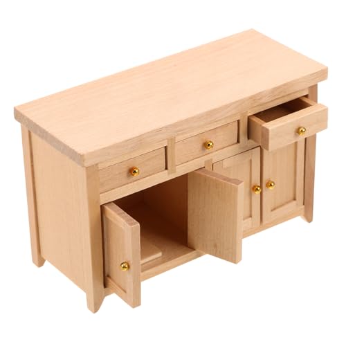 GOOHOCHY Maßstab Stabiles Aufbewahrungsmöbel Vielseitige Deko für Wohnzimmer und Küchen Kompakte Unbemalte Birkenholz Simulation GOOHOCHY Maßstab Stabiles Aufbewahrungsmöbel Vielseitige Deko für Wohnzimmer und Küchen Kompakte Unbemalte Birkenholz Simulation von GOOHOCHY