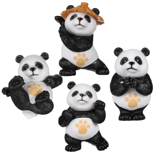GOOHOCHY Miniatur-Panda- Für Den Innen- Und Außenbereich Dekoration Für Den Innen- Und Außenbereich Panda-Figur 4-teiliges Panda-Ornament-Set GOOHOCHY Miniatur-Panda- Für Den Innen- Und Außenbereich Dekoration Für Den Innen- Und Außenbereich Panda-Figur 4-teiliges Panda-Ornament-Set von GOOHOCHY