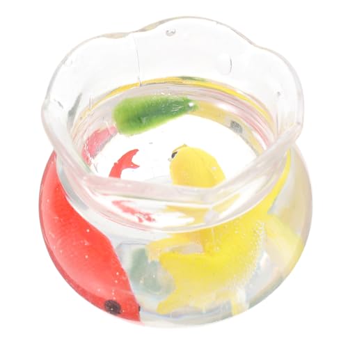 GOOHOCHY Miniaturer Koi Fisch Tank mit Tierfiguren Aquarium Dekoration für Puppenhaus Mikrolandschaften Authentisches Design Platzsparend Vielseitig Einsetzbar Deko für Stil GOOHOCHY Miniaturer Koi Fisch Tank mit Tierfiguren Aquarium Dekoration für Puppenhaus Mikrolandschaften Authentisches Design Platzsparend Vielseitig Einsetzbar Deko für Stil von GOOHOCHY