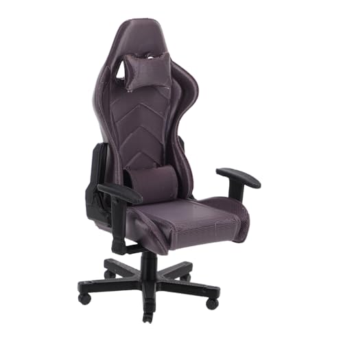GOOHOCHY Modell für Puppenhaus Büro Dekoration Sammler Gamer Detailgetreuer Mini Stuhl für Kinderzimmer und Wohnzimmereinrichtung von GOOHOCHY