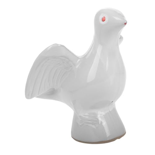 GOOHOCHY Moderne Tauben-Dekoration, Keramik-Mini-taubenfigur, Weiße Keramik-vogelstatue, Kleine Akzentdekoration Für Zuhause, Büro, Gartendekoration GOOHOCHY Moderne Tauben-Dekoration, Keramik-Mini-taubenfigur, Weiße Keramik-vogelstatue, Kleine Akzentdekoration Für Zuhause, Büro, Gartendekoration von GOOHOCHY