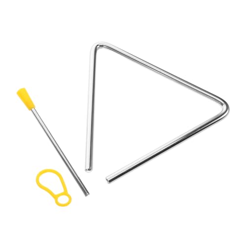 GOOHOCHY Musikalisches Dreieck Instrument für Kleinkinder Triangle mit Schlägel Pädagogisches für Musikalische Früherziehung und Rhythmusaktivitäten GOOHOCHY Musikalisches Dreieck Instrument für Kleinkinder Triangle mit Schlägel Pädagogisches für Musikalische Früherziehung und Rhythmusaktivitäten von GOOHOCHY