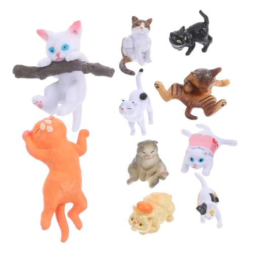 GOOHOCHY Niedliche Figuren 10 Stück Miniatur-katzenstatue Als Geschenkdekoration GOOHOCHY Niedliche Figuren 10 Stück Miniatur-katzenstatue Als Geschenkdekoration von GOOHOCHY