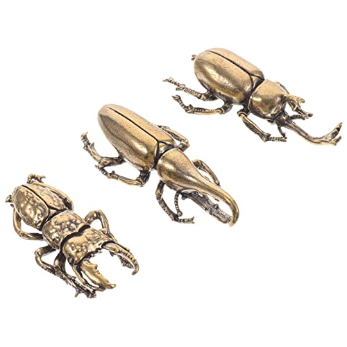 GOOHOCHY -Ornament-Set – 3-teilige Miniatur-Statue Aus Messing Für Die Heimdekoration Handgefertigtes Handwerk von GOOHOCHY
