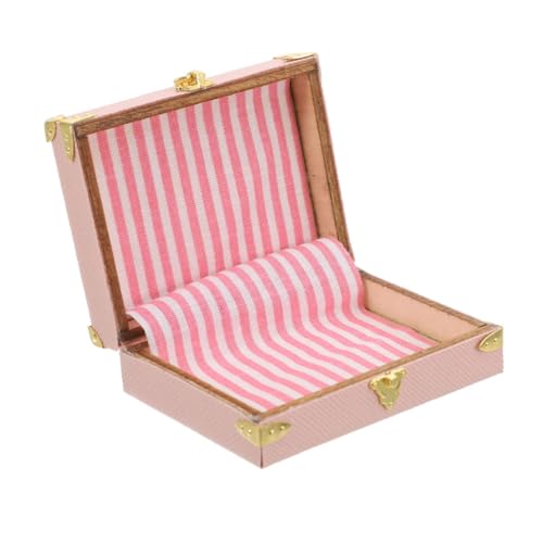 GOOHOCHY Retro Aufbewahrungsbox für Puppenhäuser Leichte Mini Reisetasche für Sammler Einzigartiges Zubehör für Modellenthusiasten von GOOHOCHY