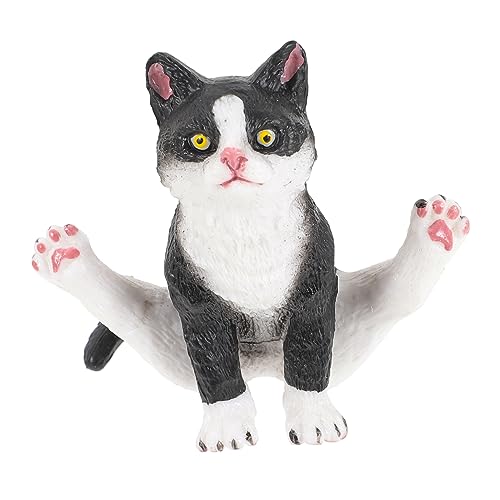 GOOHOCHY Simulationskatzenmodell Figur gefälschtes Katzenmodell realistische Katze Zahlen drinnen Cutie Cats Katzen spielkatze Desktop-Katzendekor kleines Katzenmodell PVC Black GOOHOCHY Simulationskatzenmodell Figur gefälschtes Katzenmodell realistische Katze Zahlen drinnen Cutie Cats Katzen spielkatze Desktop-Katzendekor kleines Katzenmodell PVC Black von GOOHOCHY