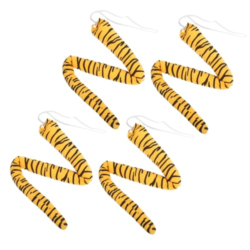 GOOHOCHY Tiger Tail Kostümaccessoire für Weicher Plüsch Leichtes Tierkostüm Zubehör für Fasching Halloween und Bühnenauftritte Geeignet für Jungen und Mädchen von GOOHOCHY
