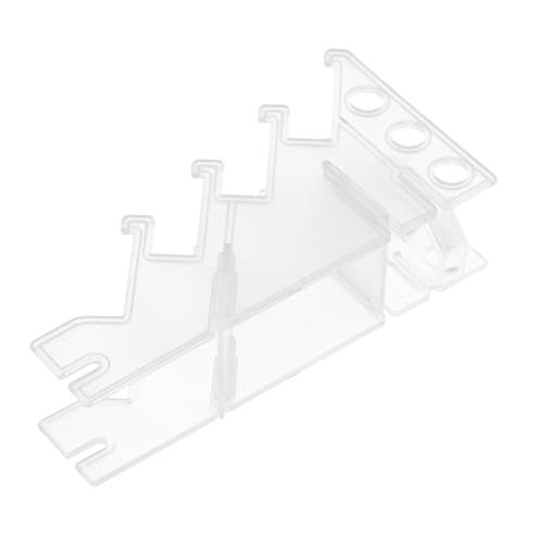 GOOHOCHY Transparentes Finger Skateboard Display Regal Kompakte Aufbewahrung für Fingeboard Sammler Einfach zu Montieren Robust und Platzsparend Stilvolles Zubehör für Spielzeugkollektion von GOOHOCHY