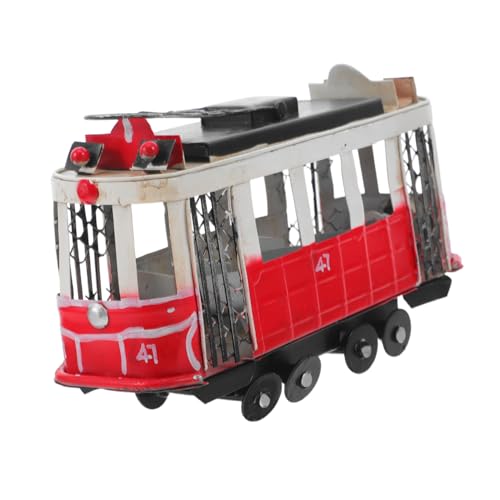 GOOHOCHY Vintage-busmodellspielzeug Für Sammler Retro-eisenauto-Modell Für Schreibtischdekor Heim Und Büroumwelt LKW-Figur Für Display von GOOHOCHY
