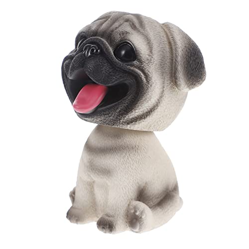 GOOHOCHY Wackelhund Mops Figur Lustige Auto Dekoration Shaking Head Hund Ornament Für Schreibtisch & Zuhause Resine Hund Deko Figur Ideale Geschenkidee Für Hundeliebhaber Und GOOHOCHY Wackelhund Mops Figur Lustige Auto Dekoration Shaking Head Hund Ornament Für Schreibtisch & Zuhause Resine Hund Deko Figur Ideale Geschenkidee Für Hundeliebhaber Und von GOOHOCHY
