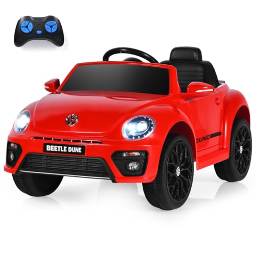 GOPLUS Kinder Elektroauto mit 2,4 G Fernbedienung, 12V Kinderauto mit Musik, Hupe, stoßdämpfenden Rädern & Scheinwerfer, Kinderfahrzeug mit 2 Türen zum Öffnen, bis 5 km/h, für Kinder 3-8 Jahre (Rot) GOPLUS Kinder Elektroauto mit 2,4 G Fernbedienung, 12V Kinderauto mit Musik, Hupe, stoßdämpfenden Rädern & Scheinwerfer, Kinderfahrzeug mit 2 Türen zum Öffnen, bis 5 km/h, für Kinder 3-8 Jahre (Rot) von GOPLUS