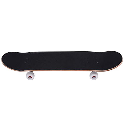 GOPLUS Skateboard Komplettboard Mini Cruiser Funboard Ahornholz 79 x 20cm (blau) von GOPLUS