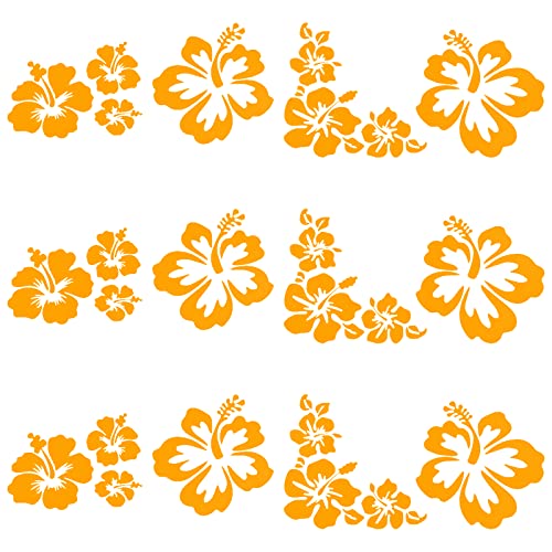 GORGECRAFT Hibiskus Blumen Auto Aufkleber Hawaiianische Aufkleber Gold Vinyl Automotive Außendekoration Für SUV Truck Motorrad Türen Wände Laptop GORGECRAFT Hibiskus Blumen Auto Aufkleber Hawaiianische Aufkleber Gold Vinyl Automotive Außendekoration Für SUV Truck Motorrad Türen Wände Laptop von GORGECRAFT