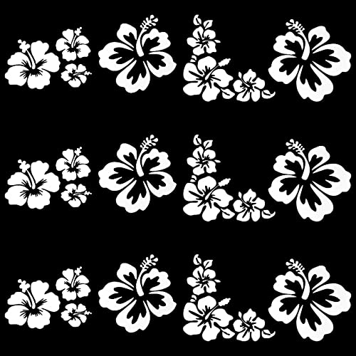 GORGECRAFT Hibiskus Blumen Auto Aufkleber Hawaiische Aufkleber Weißes Vinyl Automotive Außendekoration Für SUV Truck Motorrad Türen Wände Laptop GORGECRAFT Hibiskus Blumen Auto Aufkleber Hawaiische Aufkleber Weißes Vinyl Automotive Außendekoration Für SUV Truck Motorrad Türen Wände Laptop von GORGECRAFT