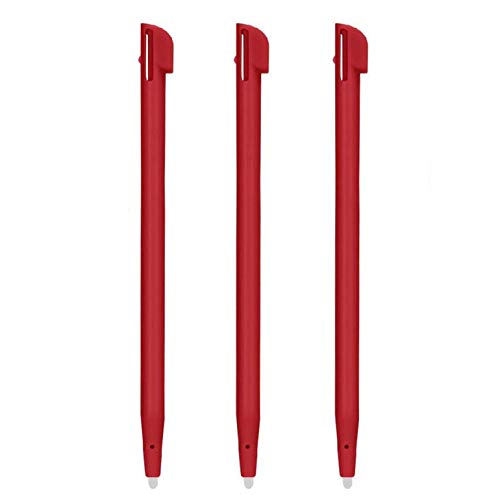 GORILLAPLANET 3 Stylus Pen für Nintendo 2DS Pen Set (rot) von GORILLAPLANET