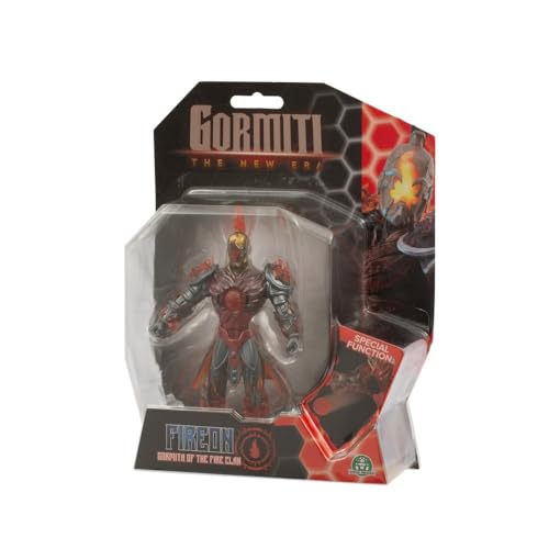 Gormiti, Figur mit Gelenken, 15 cm, Gormiti mit Angriffsfunktion, Modell Feuer – Fireon, für Kinder ab 4 Jahren, GRV223, Mehrfarbig Gormiti, Figur mit Gelenken, 15 cm, Gormiti mit Angriffsfunktion, Modell Feuer – Fireon, für Kinder ab 4 Jahren, GRV223, Mehrfarbig von GORMITI THE NEW ERA