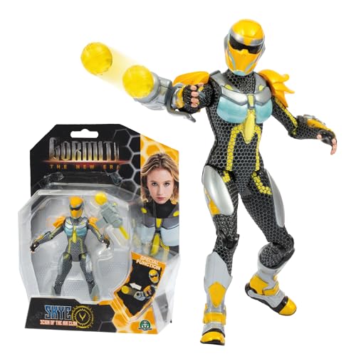 Gormiti, Figur mit Gelenken, 15 cm, Scion mit Angriffsfunktion, Modell Air – Skye, für Kinder ab 4 Jahren, GRV111 Gormiti, Figur mit Gelenken, 15 cm, Scion mit Angriffsfunktion, Modell Air – Skye, für Kinder ab 4 Jahren, GRV111 von GORMITI THE NEW ERA
