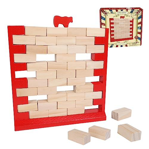 GOTHINK Brick Wall Game for Boys and Girls, Develop Skills and Strategy, Perfect for Indoor and Outdoor Parties, Family Game Nights, and More von GOTHINK