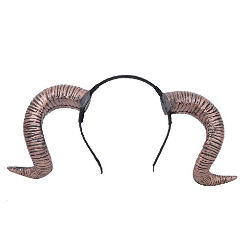 GOTOTOP Horn Kopfbedeckung Cosplay Exquisite Horn Stirnband Kostüm Party Kopfbedeckungen Zubehör (Einzelring)(Gold) von GOTOTOP