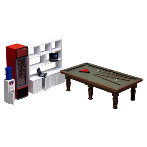 GOUX 1/18 Skala Erholungsbereich Modell Set für DIY Auto Reparatur Werkstatt und benutzerdefinierte Shop Szene Modell, Auto Reparatur Werkstatt Serie Modell Spielzeug (Set von 6) von GOUX